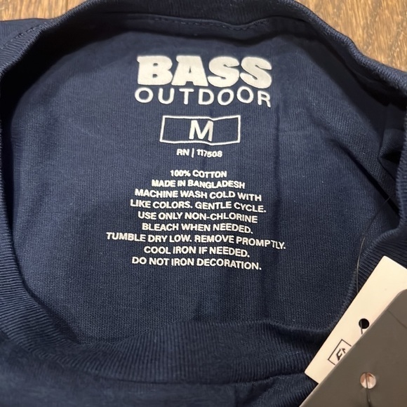 NWT mens long sleeve tee shirt size medium. 100% cotton - Picture 5 of 5